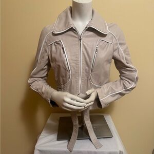 Nicola Berti Italian Leather Jacket S